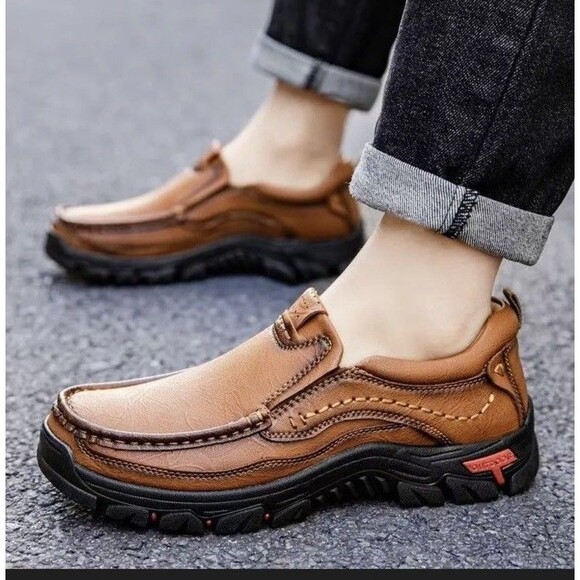 Outdoor Men’s 13.5-14 (48) Handmade Ortho Walking Comfort Shoes Genuine Leather main image 8